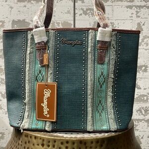 Aztec/Jean Print Tote